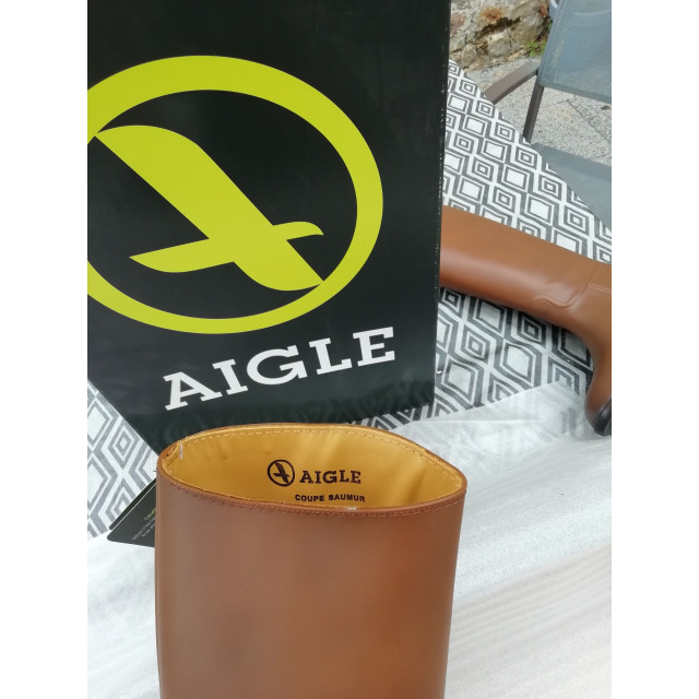 botte equitation aigle caoutchouc