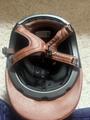 Casque noir et marron