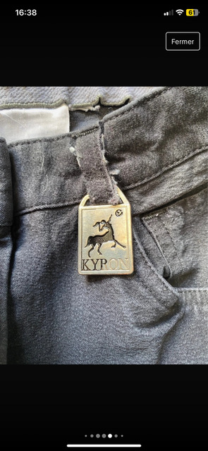 Pantalon Kyron gris foncé XXS