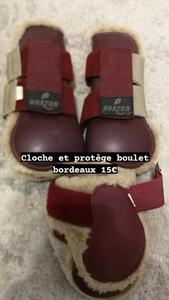 Lot guêtre et cloche Norton