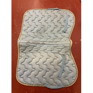 Tapis bleu poney