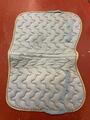 Tapis bleu poney