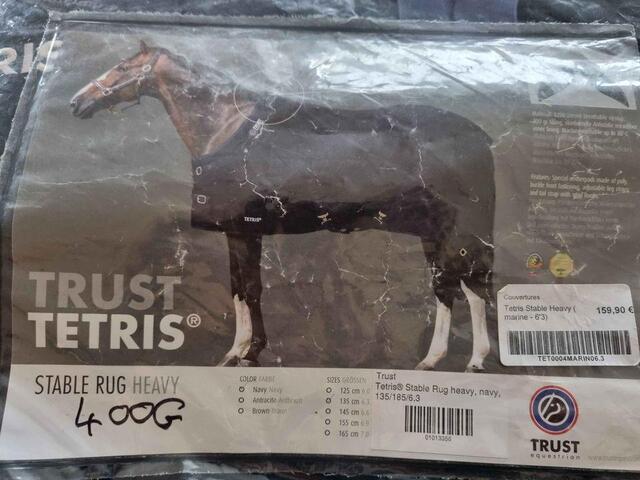 Couverture cheval / poney 135cm 400g 1200D