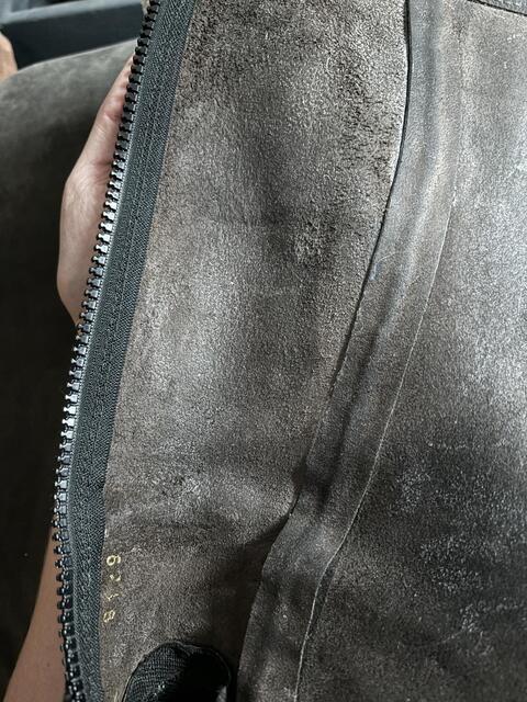 Chaps brun mollet fin