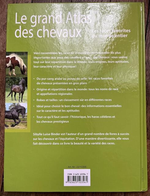 Livre le grand Atlas des chevaux