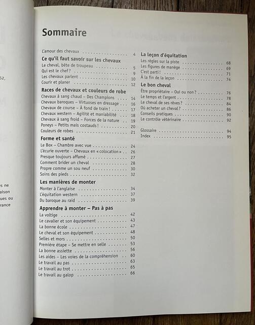 Livre la grande école d’équitation
