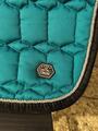 Tapis de dressage vert/bleu