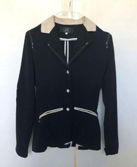 Veste CSO bleu nuit avec coutures contrastées beiges