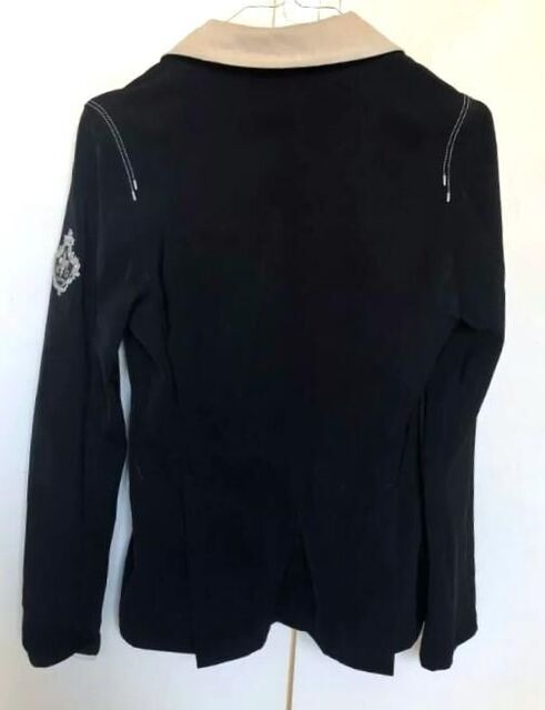 Veste CSO bleu nuit avec coutures contrastées beiges