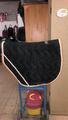 Tapis + bonnet long paddoc sport noir et orange