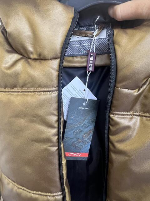 Doudoune manteau Animo doré