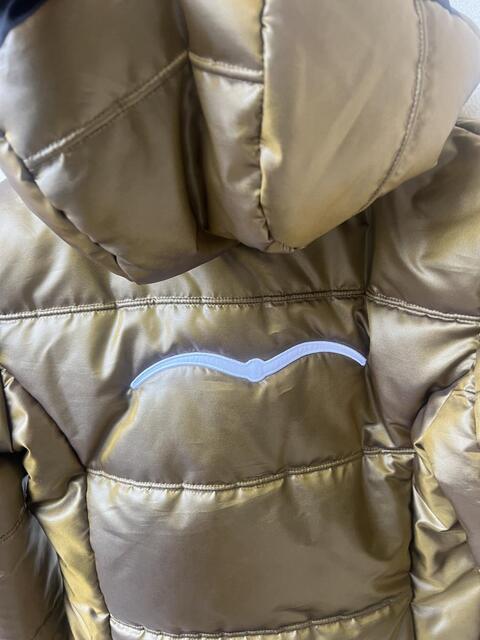 Doudoune manteau Animo doré