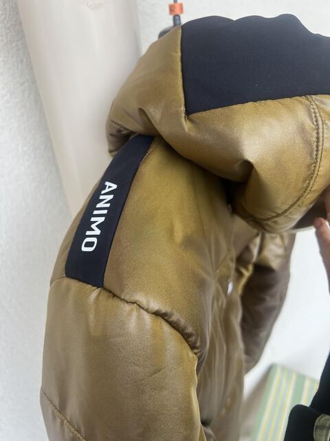 Doudoune manteau Animo doré