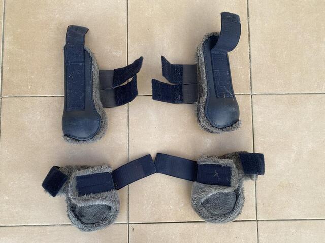 Lot guêtres et protege-boulets Norton Fleece