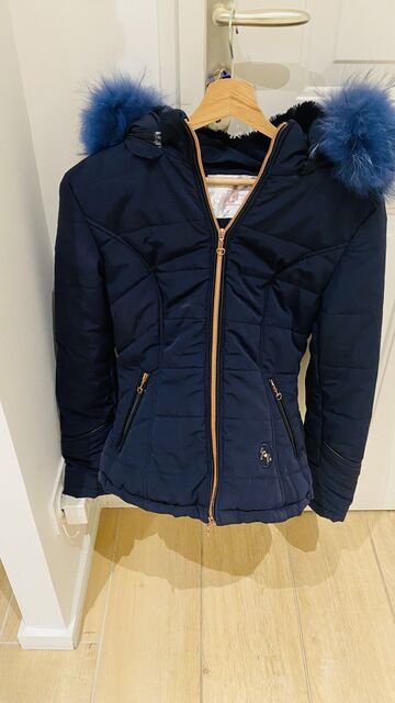Veste Ju et Pa tailles bleu marine