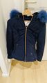 Veste Ju et Pa tailles bleu marine