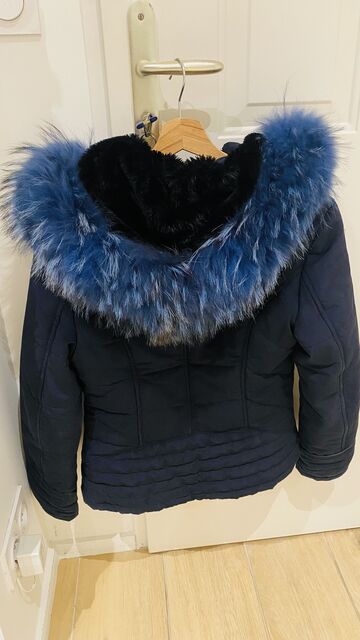 Veste Ju et Pa tailles bleu marine