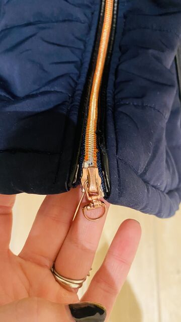 Veste Ju et Pa tailles bleu marine