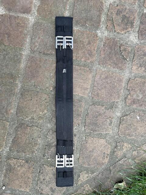 Sangle shetland noire 60 cm