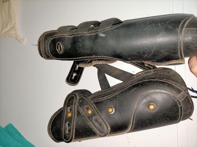 Guêtres en cuir