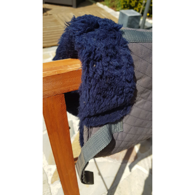 Amortisseur mouton bleu et gris