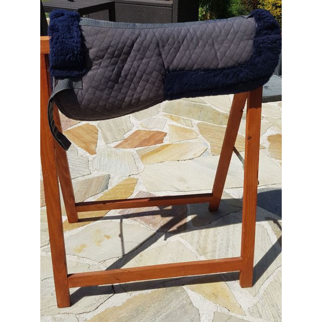 Amortisseur mouton bleu et gris