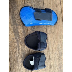 Guêtres et protèges boulets bleu marine Fouganza
