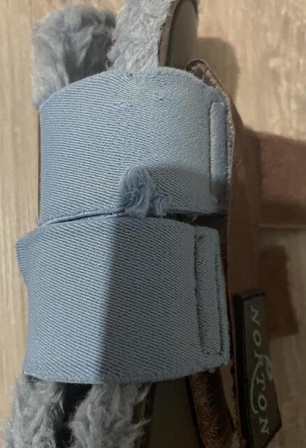Guêtres Norton taille poney marron et bleu