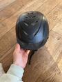 Casque Fouganza noire avec inscription