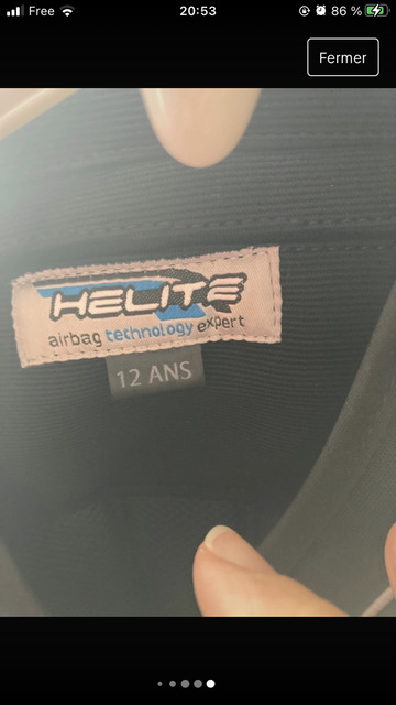 Gilet Airbag Equithème