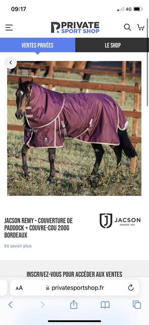 couverture imperméable 200g + couvre cou