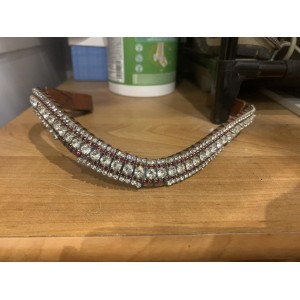 Frontal Bling your Horse bordeaux et argent