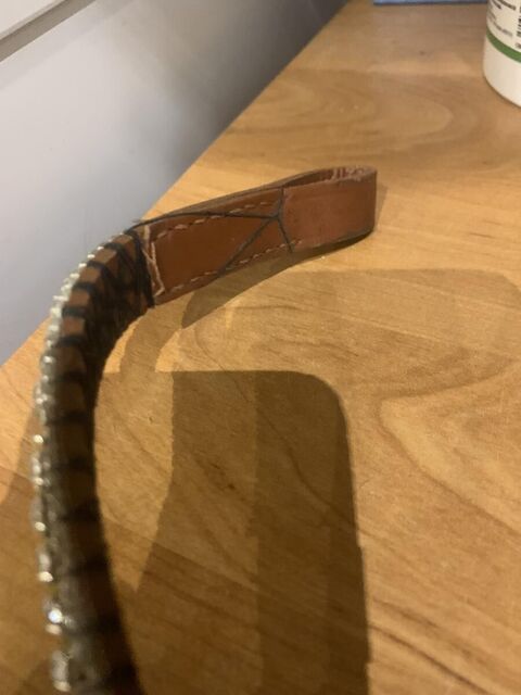 Frontal Bling your Horse bordeaux et argent