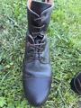 Bottines cuir grainé marron Equi'thème