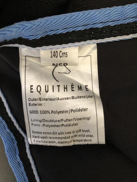 Couvre-reins imperméable Equi Theme 140cm neuf