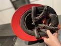 Casque GPA First Lady Carbone Visière rouge