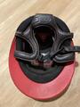 Casque GPA First Lady Carbone Visière rouge