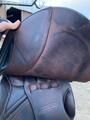 selle en cuir marron