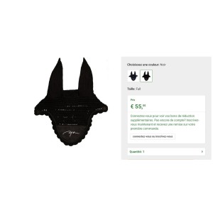 Bonnet Dyon noir Neuf