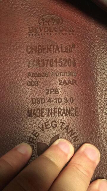 SELLE DEVOUCOUX CHIBERTA LAB MONO QUARTIER , CROSS, Taille 18
