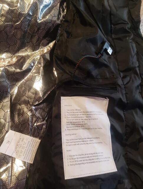 Veste chauffante