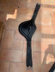Bavette cuir noir Norton Pro