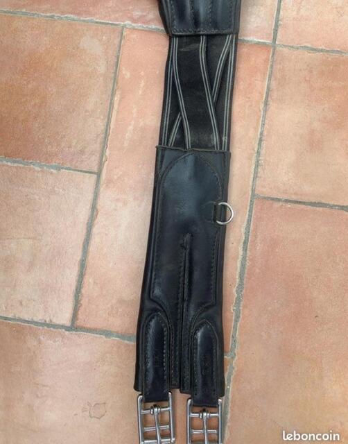 Bavette cuir noir Norton Pro