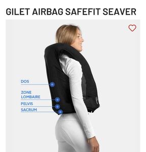 Gilet airbag savefit by Seaver connecté