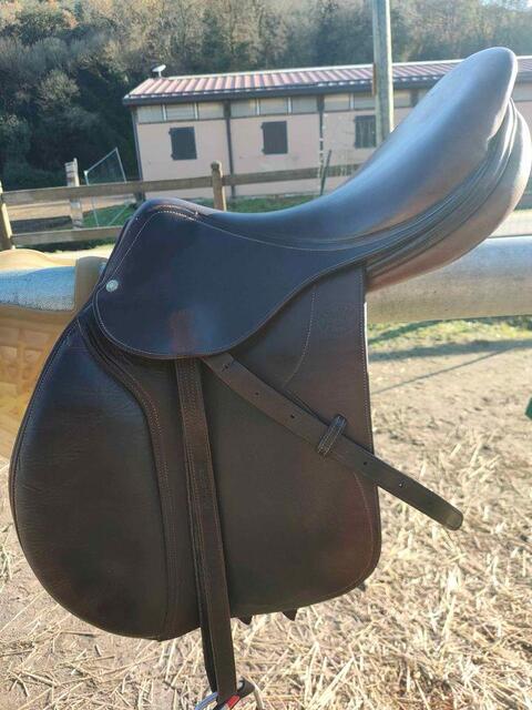 Selle devoucoux 17,5 Havane