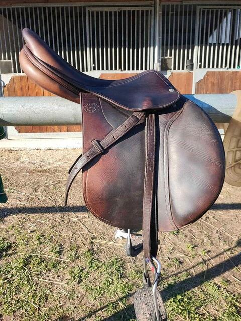 Selle devoucoux 17,5 Havane