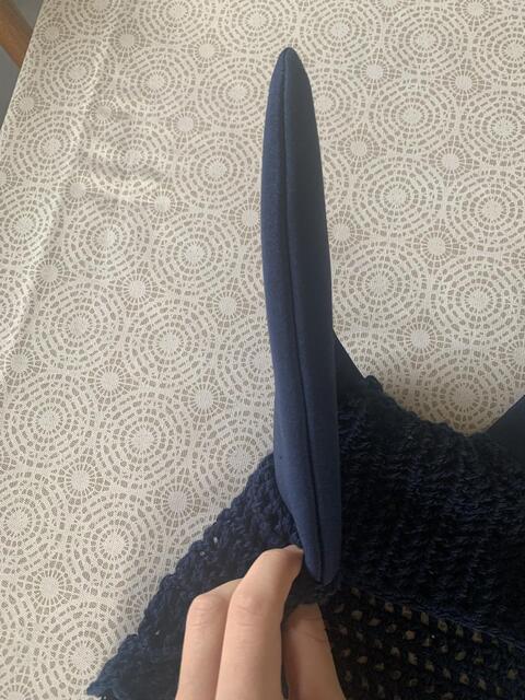 Bonnet antibruit bleu marine