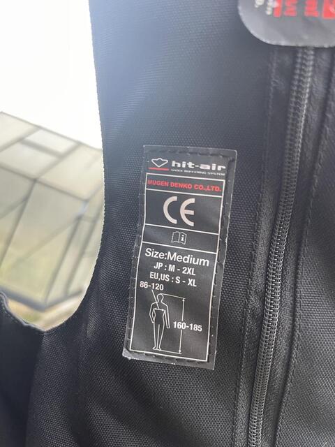 Gilet air bag hit air adulte