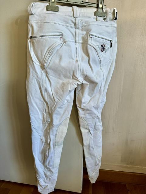 Pantalon de concours Blanc Fouganza