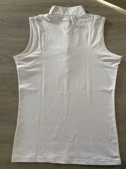 Polo de concours pikeur blanc sans manches taille 38 neuf